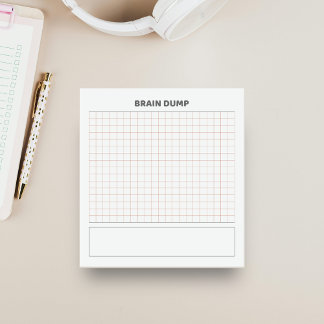 Brain dump grid paper  ノートパッド