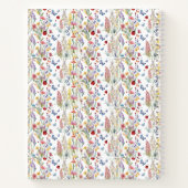 Brain Dump Mindset Organizer Floral lavender ノートブック (裏面)