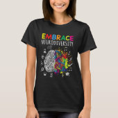 Brain Embrace Neurodiversity Autism Awareness Mont Tシャツ (正面)
