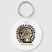 Brain.exe Loading… キーホルダー (正面)