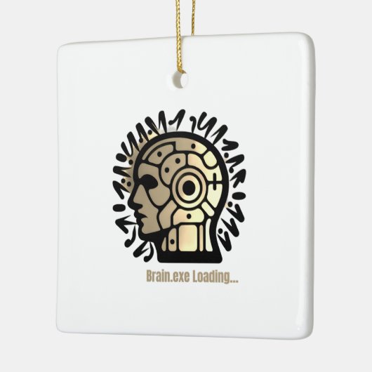Brain.exe Loading… セラミックオーナメント (左)