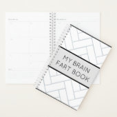 Brain Fart Bookのパスワーおもしろいドとスケジュール プランナー手帳 (ディスプレー)