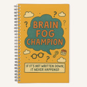 Brain Fog Champion ノートブック (正面)