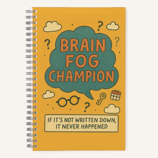 Brain Fog Champion ノートブック (正面)