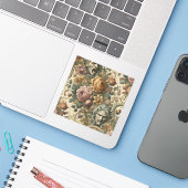 Brain Fog – Gothic Floral  シール (ノートパソコンとiPhone)