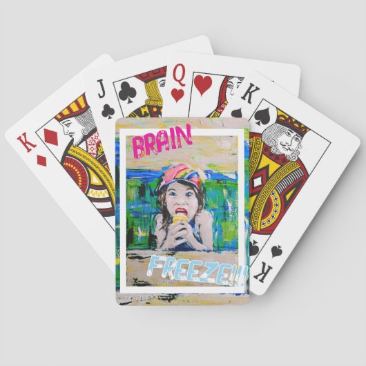 Brain freeze トランプ (裏面)