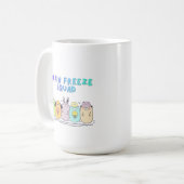 Brain Freeze Squad Cute Kawaii Ice Cream コーヒーマグカップ (正面左)