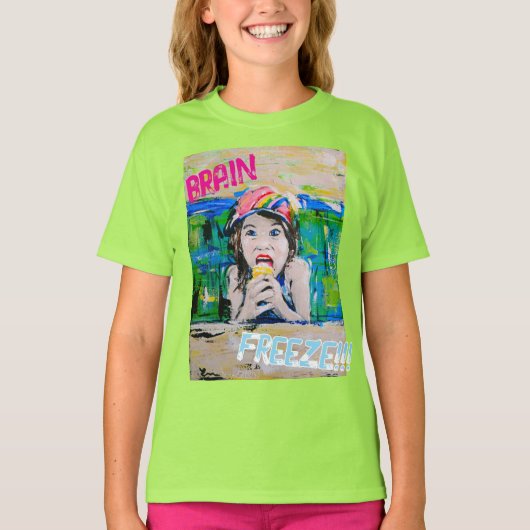 Brain freeze tシャツ (正面)
