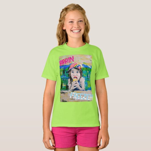 Brain freeze tシャツ (正面フル)