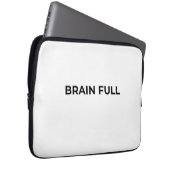 Brain Full Minimalist Professional Laptop Sleeve ラップトップスリーブ (正面右)