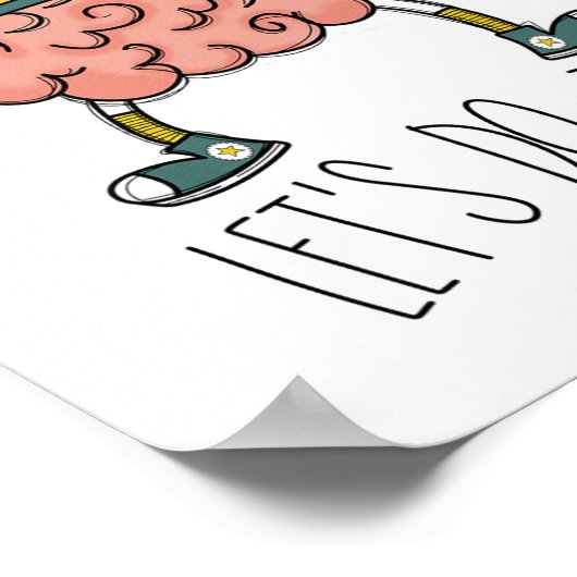 Brain Gym Brain Learning Brain Teacher Let's Do Th ポスター (角)