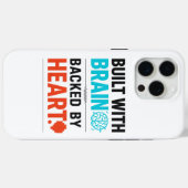 Brain & Heart iPhoneケース Case-Mate iPhoneケース (裏面 (横))
