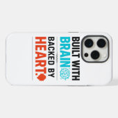 Brain & Heart iPhoneケース iPhone 15 Pro Maxケース (裏面横)