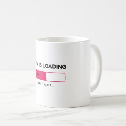 Brain is loading, please wait コーヒーマグカップ (正面右)