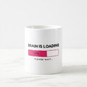 Brain is loading, please wait コーヒーマグカップ (中央)