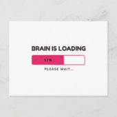 Brain is loading, please wait ポストカード (正面)