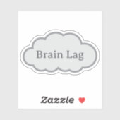 Brain Lag - Relatable Cloud Sticker シール (シート)