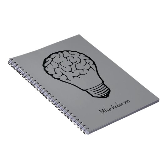 Brain Lamp - Creative Thinking Notebook- Mapping  ノートブック (右側)