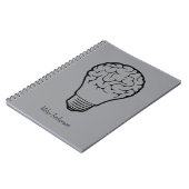 Brain Lamp - Creative Thinking Notebook- Mapping  ノートブック (左側)
