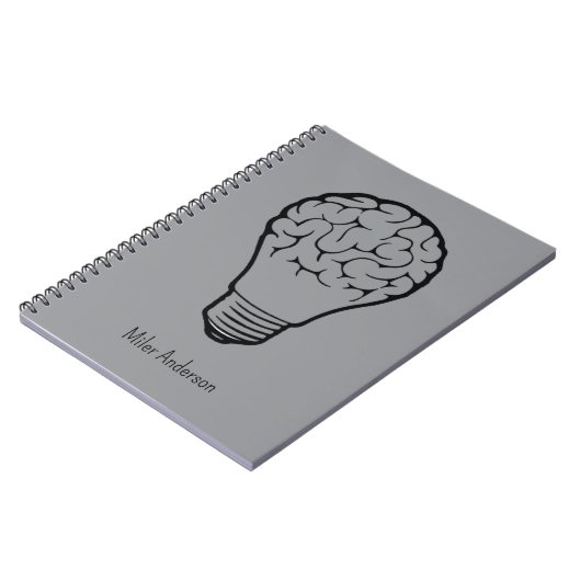 Brain Lamp - Creative Thinking Notebook- Mapping  ノートブック (左側)