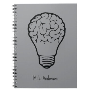 Brain Lamp - Creative Thinking Notebook- Mapping  ノートブック