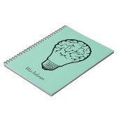 Brain Lamp - Creative Thinking Notebook- Mapping  ノートブック (左側)