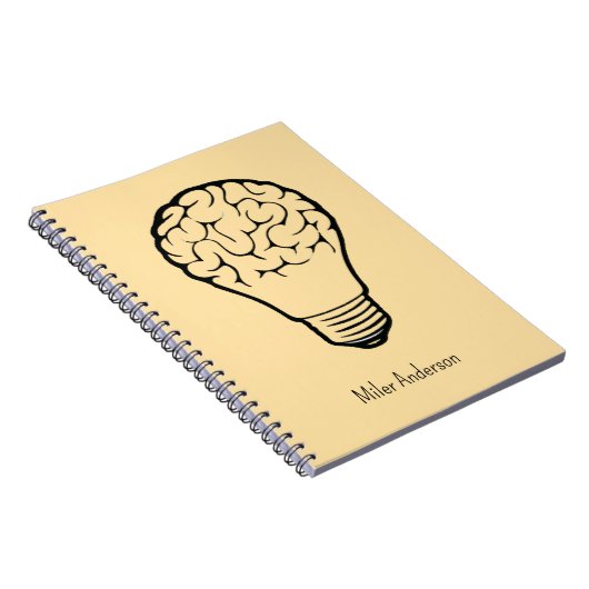 Brain Lamp - Creative Thinking Notebook- Mapping  ノートブック (右側)