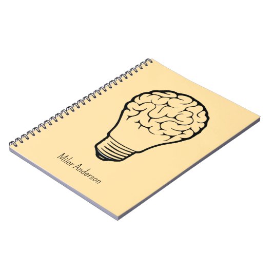 Brain Lamp - Creative Thinking Notebook- Mapping  ノートブック (左側)