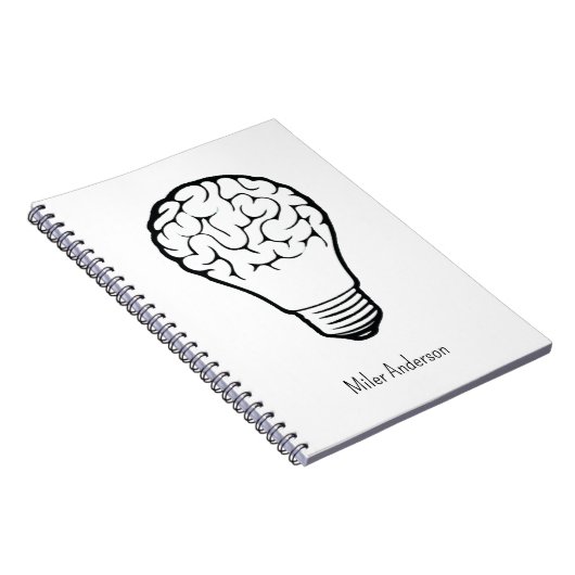 Brain Lamp - Creative Thinking Notebook- Mapping  ノートブック (右側)
