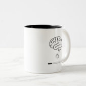 Brain Loading Coffee Mug ツートーンマグカップ (正面右)