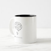 Brain Loading Coffee Mug ツートーンマグカップ (正面左)