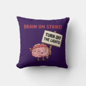 Brain on Strike — 明かりを消して クッション (正面)