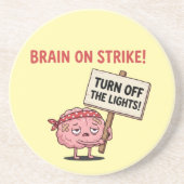 Brain on Strike - 明かりを消して コースター (正面)