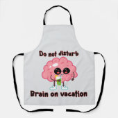 Brain on Vacation エプロン (正面)