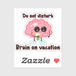 Brain on Vacation シール