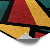 Brain Over Brawn Monkey Poster Funny Gym Nerd Wall ポスター (角)