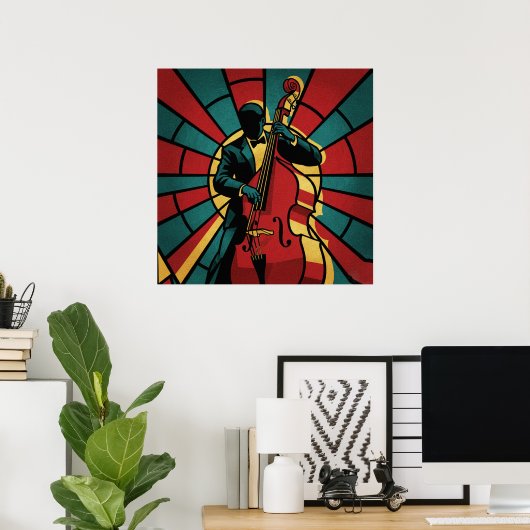 Brain Over Brawn Monkey Poster Funny Gym Nerd Wall ポスター (ホームオフィス)