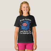 “Brain Packed and Ready For PreKindergarten” Brain Tシャツ (正面フル)