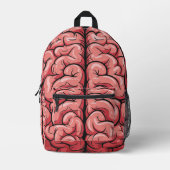 Brain Pattern Backpack プリントバックパック (正面)