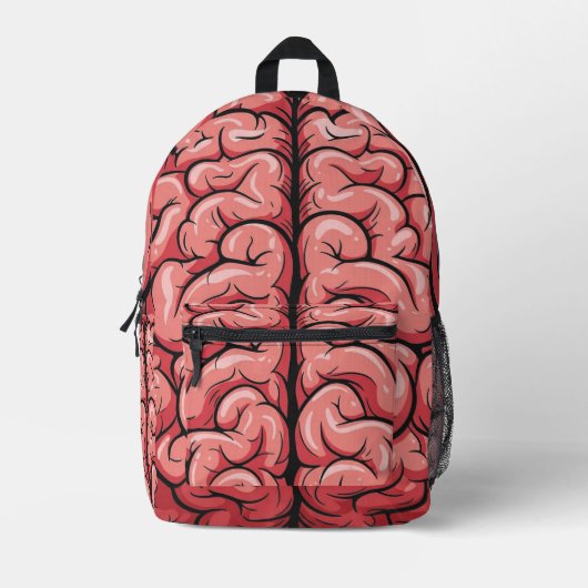 Brain Pattern Backpack プリントバックパック (正面)
