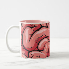 Brain Pattern Coffee Mug ツートーンマグカップ