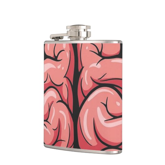Brain Pattern Flask フラスク (左)