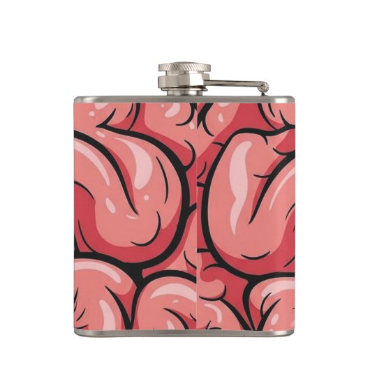 Brain Pattern Flask フラスク (裏面)
