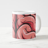 Brain Pattern Jumbo Specialty Mug ジャンボコーヒーマグカップ (正面右)