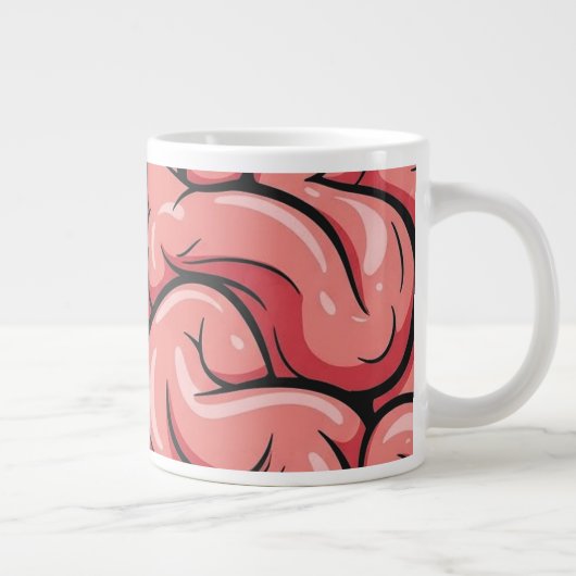 Brain Pattern Jumbo Specialty Mug ジャンボコーヒーマグカップ (右)