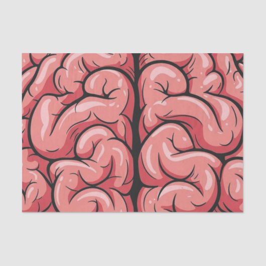 Brain Pattern Tissue Paper 薄葉紙 (正面)