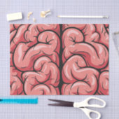 Brain Pattern Tissue Paper 薄葉紙 (クラフト)