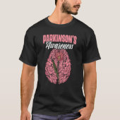 Brain PD Patients Tulips Parkinson's Disease Warri Tシャツ (正面)