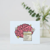 Brain properties mange anxiety  ポストカード (スタンド正面)