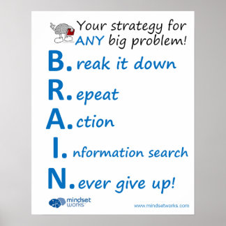 BRAIN Strategy Poster（Mindset Works社） ポスター